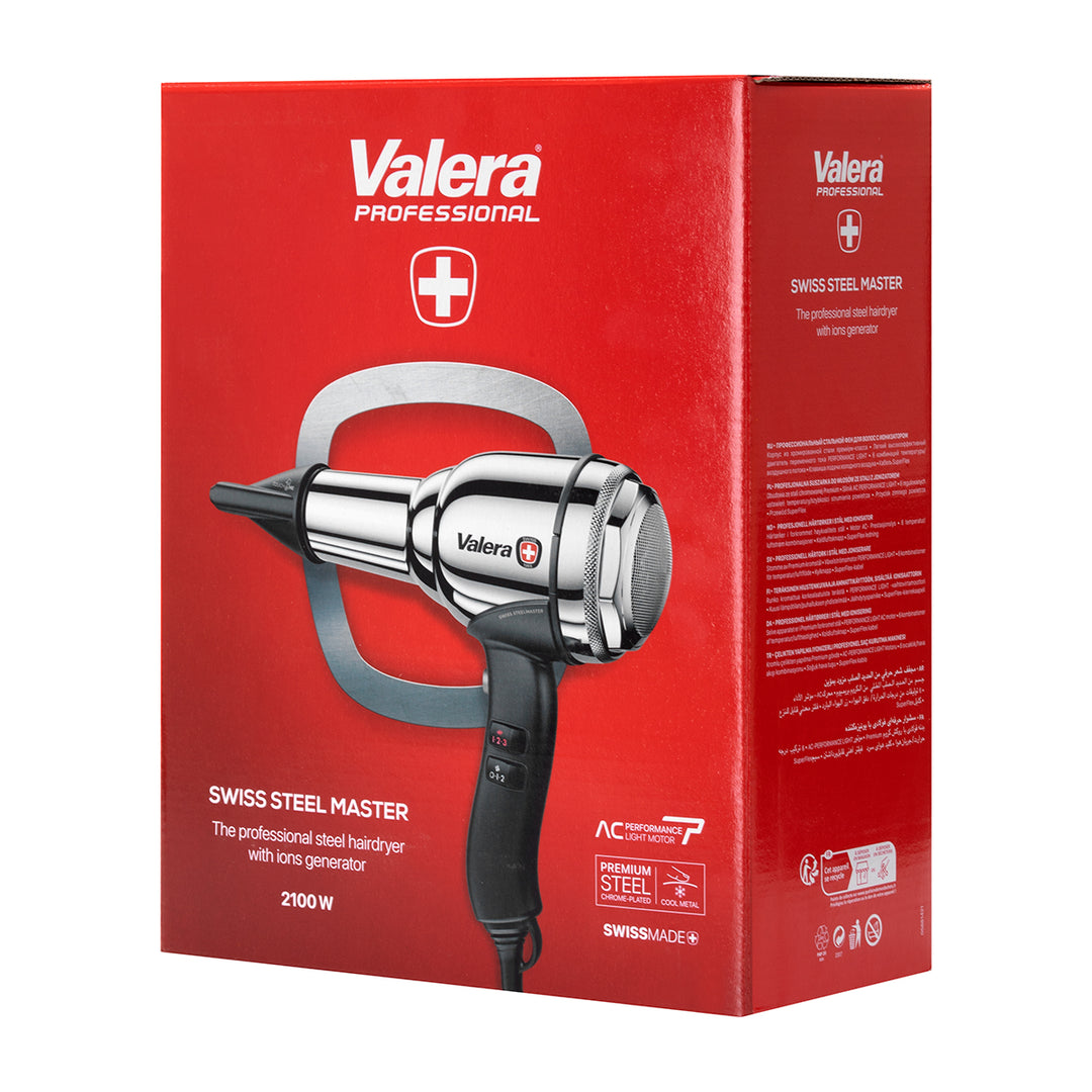 Asciugacapelli Valera Steel Master Chrome Ionico 2100W - immagine 4