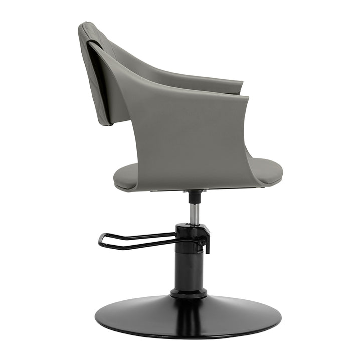 Poltrona parrucchiere Hair System Halo Grey Grigio - immagine 3