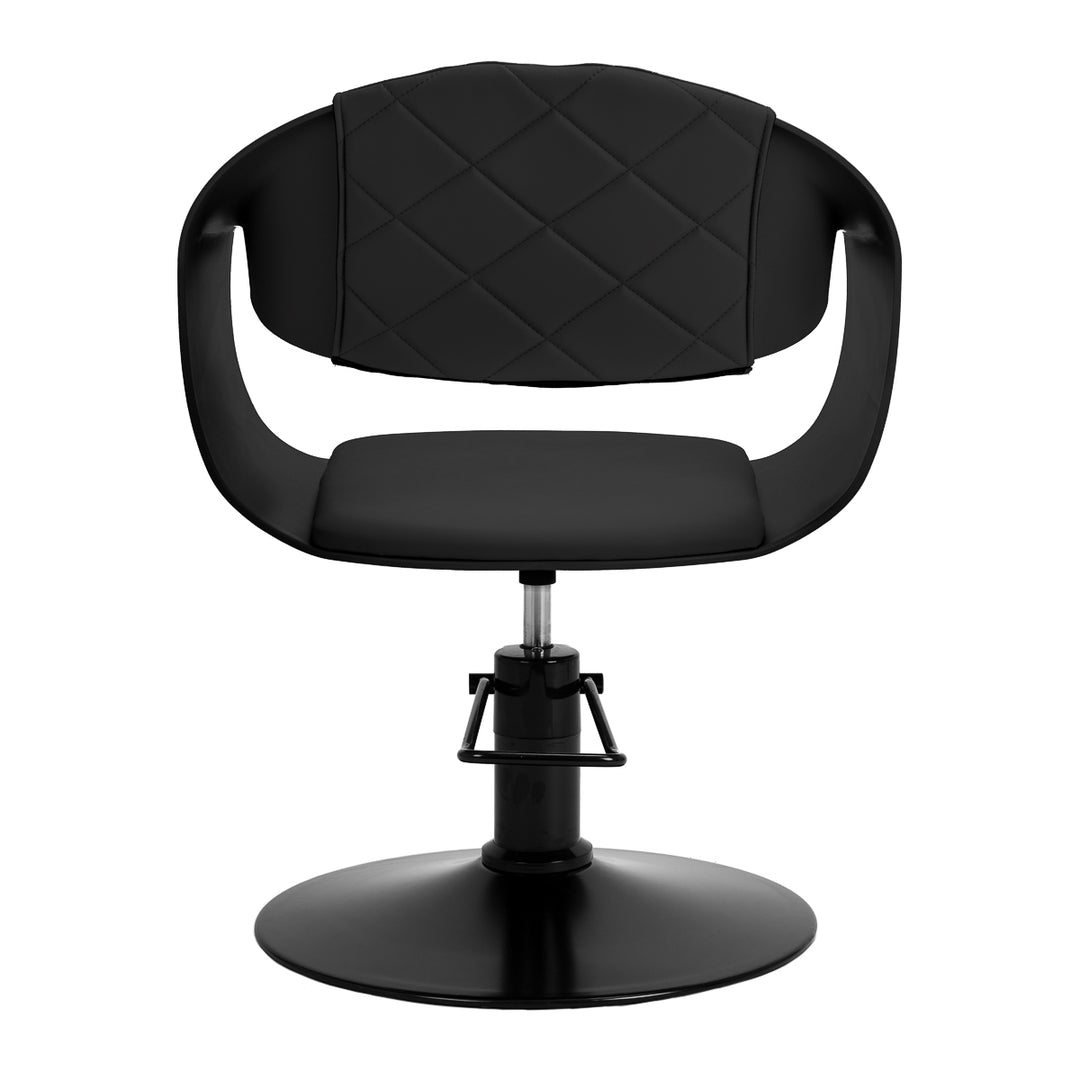 Poltrona parrucchiere Hair System Halo Noir Nero - immagine 4