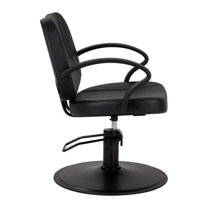 Poltrona parrucchiere Hair System S20 Nero - immagine 4