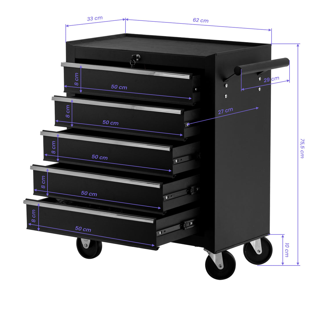 Carrello Estetista Pro-Ink 015 Nero - immagine 9