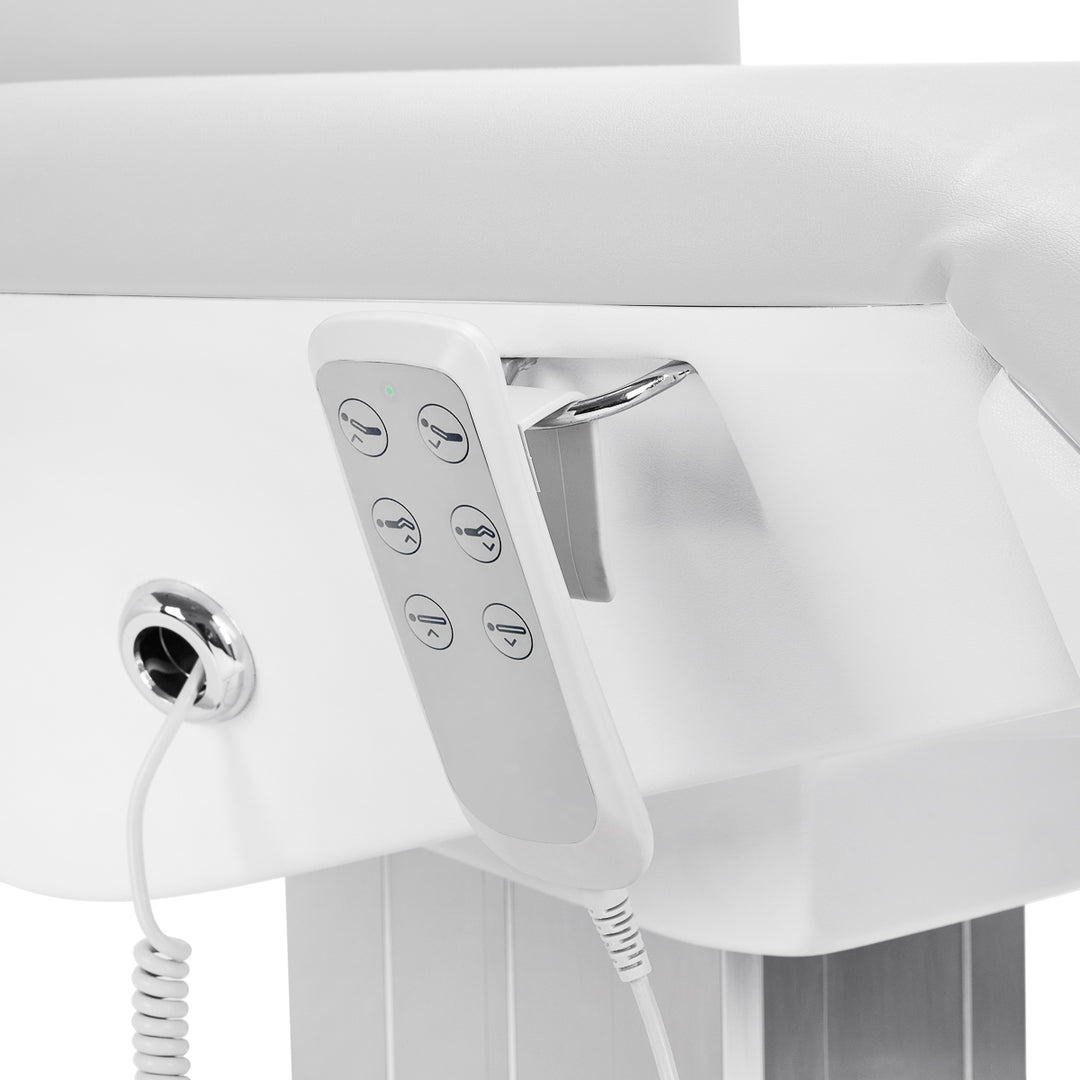 Poltrona Estetica Elettrica 2240K Eclipse con 3 Motori Bianco 9