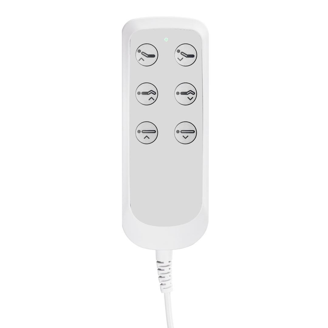 Poltrona Estetica Elettrica 2240K Eclipse con 3 Motori Bianco 10