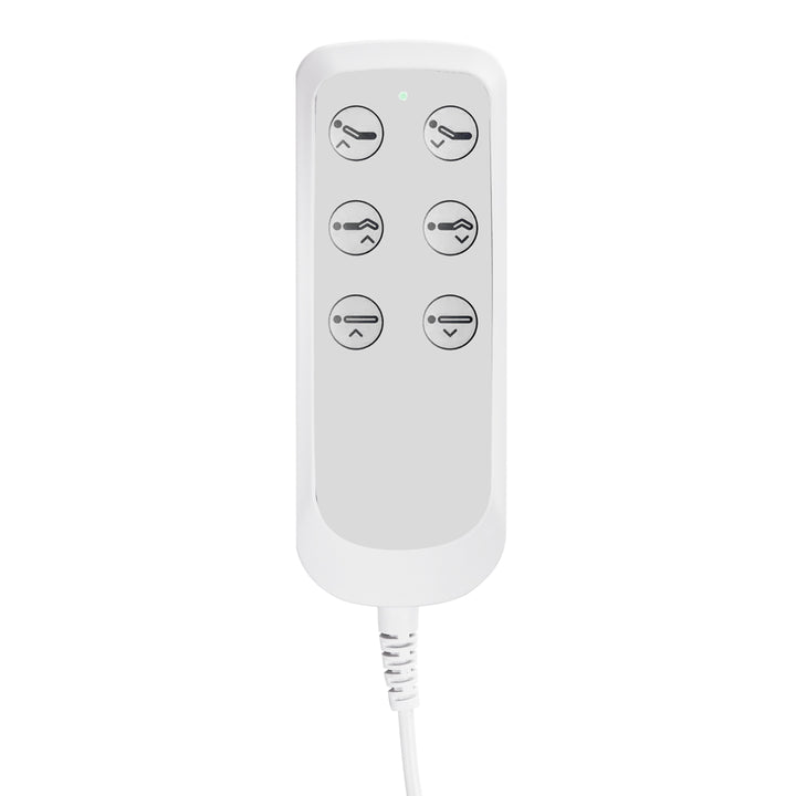 Poltrona Estetica Elettrica 2240K Eclipse con 3 Motori Bianco 10