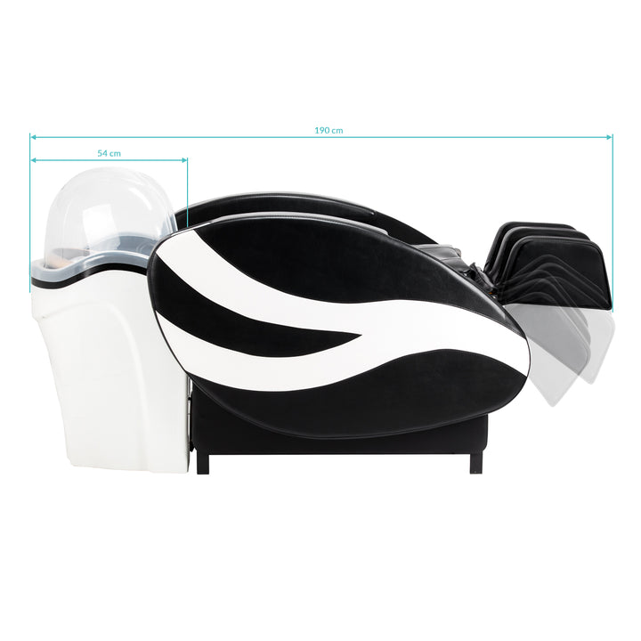 Lavatesta Parrucchiere Gabbiano Sea 501 Nero-Bianco - immagine 21