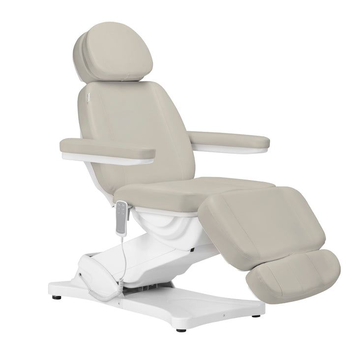 Poltrona Estetica Elettrica Sillon Classic 3 Motori Beige - immagine 2