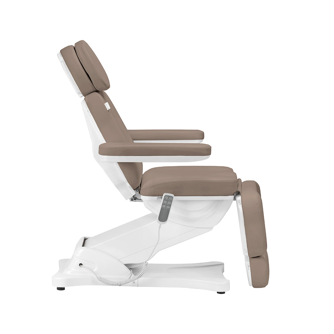 Poltrona Estetista Elettrica Sillon Classic 3 Motori Marrone - immagine 4