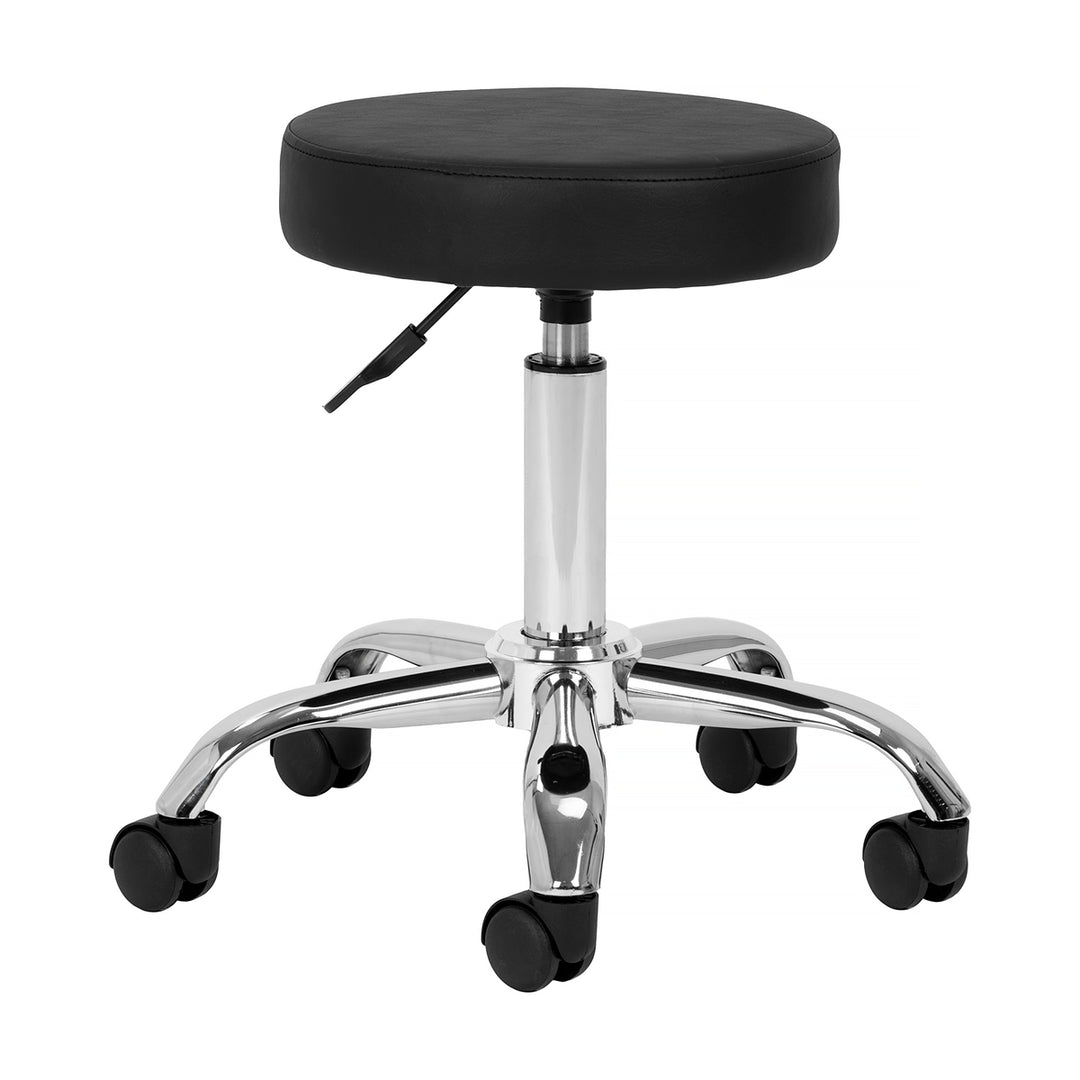 Sgabello con Ruote AM-310v Nero