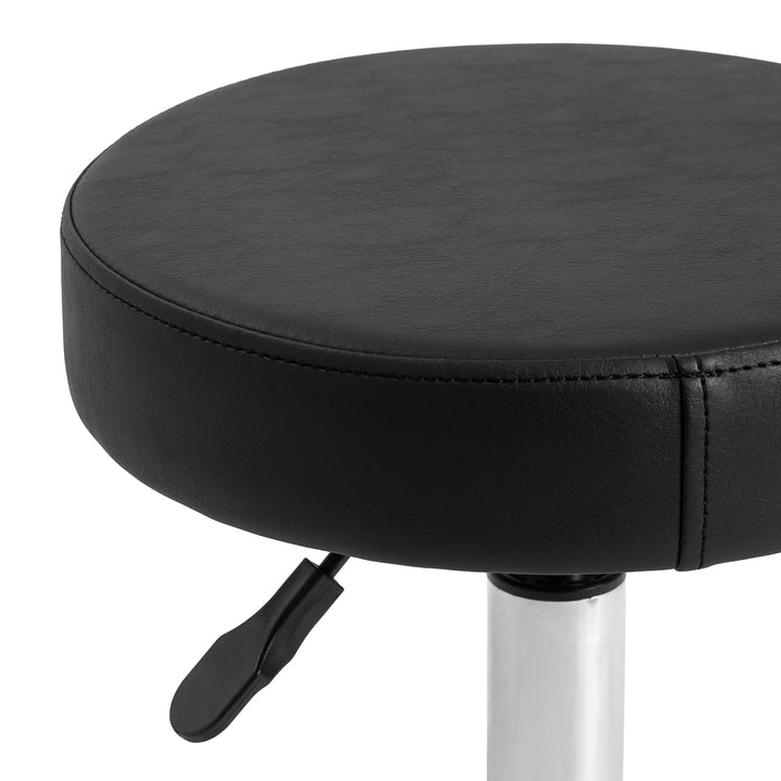 Sgabello con Ruote AM-310v Nero - immagine 2