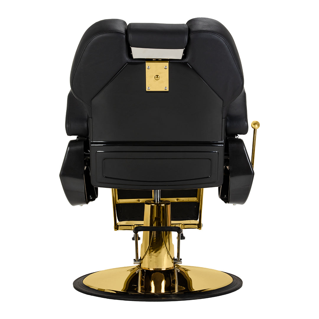 Poltrona Barbiere Hair System New York Nero-Oro - immagine 3