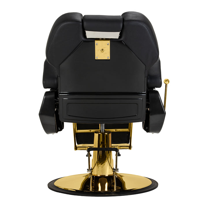 Poltrona Barbiere Hair System New York Nero-Oro - immagine 3