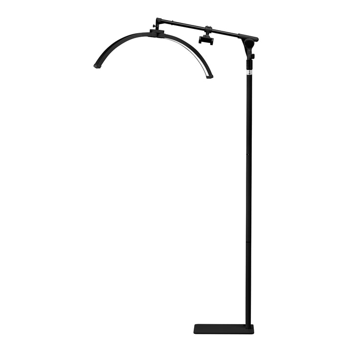 Lampada Extension Ciglia LED con Treppiede e Colore e Intensità Regolabili Glow Nero - immagine 2