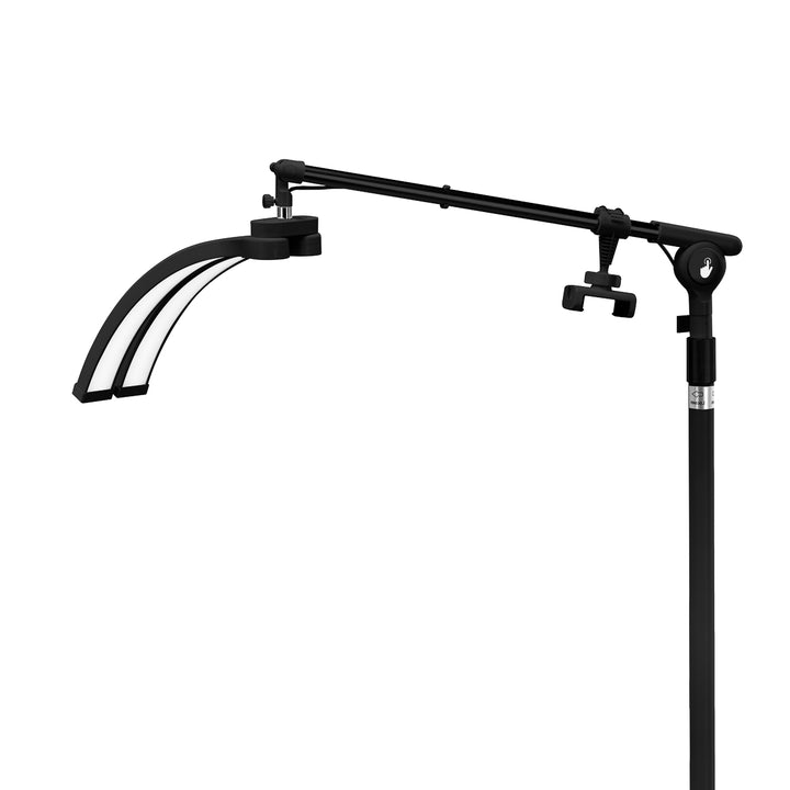 Lampada Extension Ciglia LED con Treppiede e Colore e Intensità Regolabili Glow Nero - immagine 4
