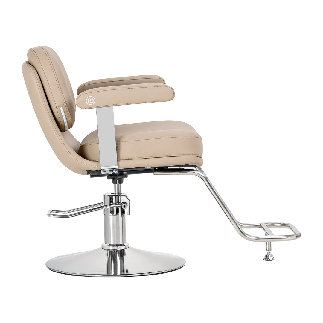 Poltrona da parrucchiere Omega Astra Beige - immagine 2
