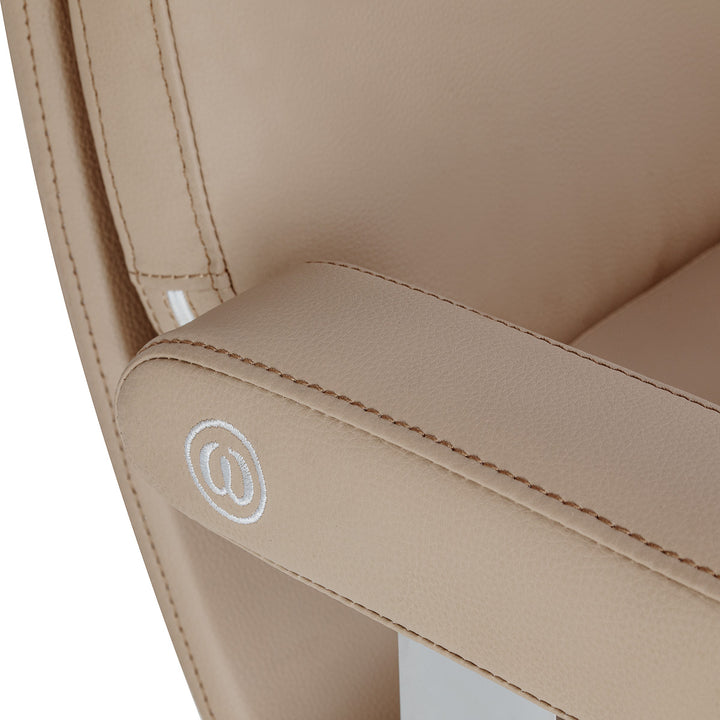 Poltrona da parrucchiere Omega Astra Beige - immagine 5