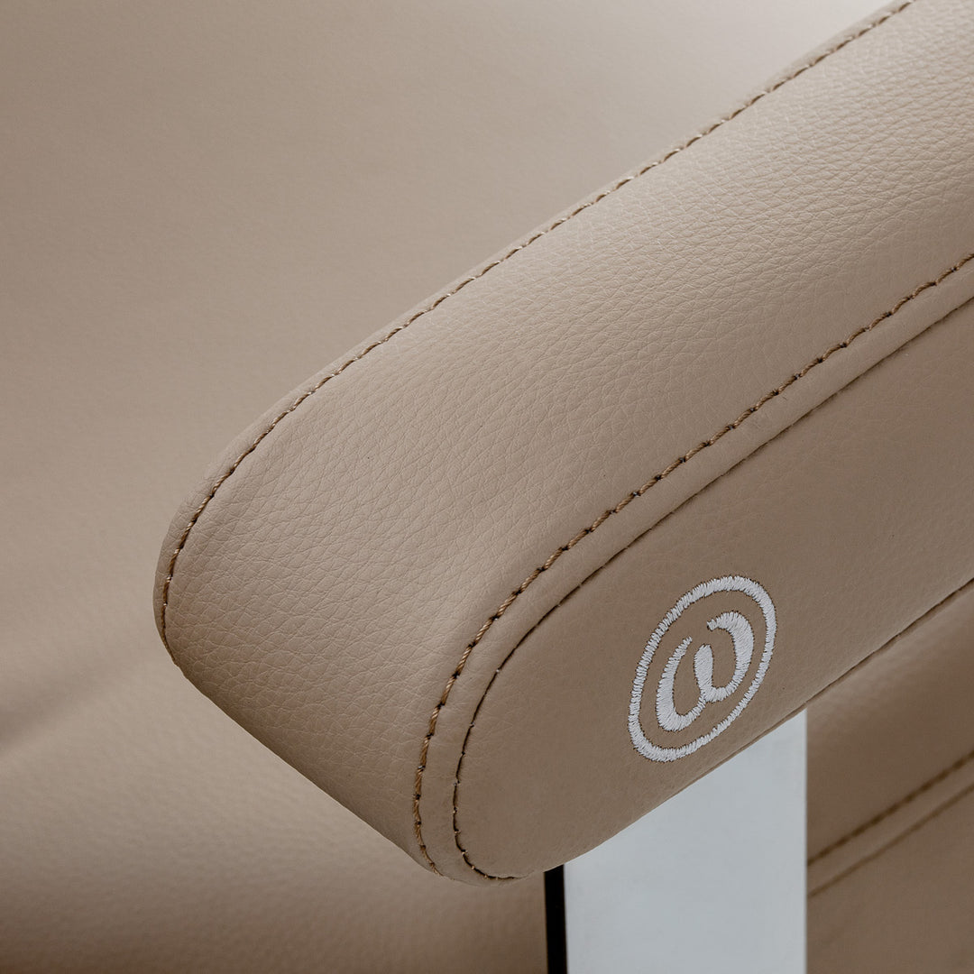 Poltrona da parrucchiere Omega Astra Beige - immagine 8