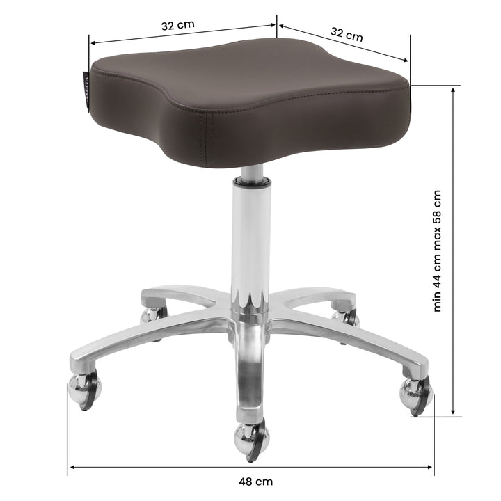 Sedia da Ufficio Omega Supremo Marrone - immagine 5