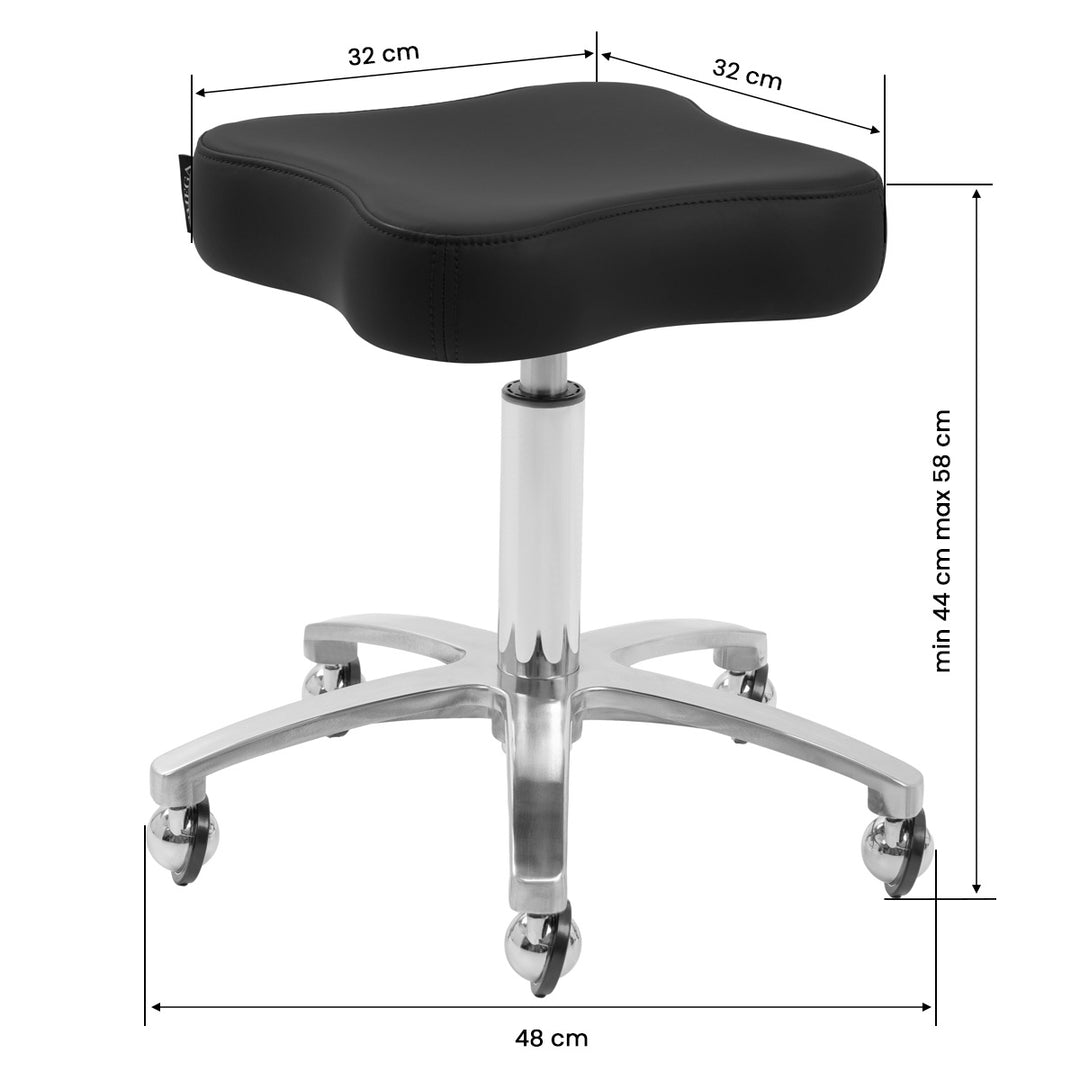 Sedia da Ufficio Omega Supremo Nera - immagine 5