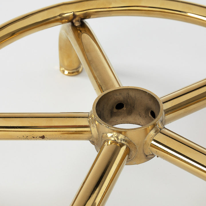 Sgabello Ergonomico con Ruote e Schienale 6001-G Oro-Bianco - immagine 6