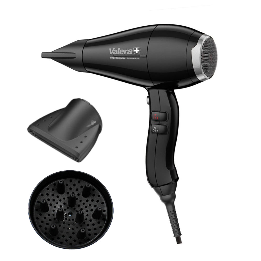 Asciugacapelli Valera Silent Jet 8600 Ionico Rotocord Nero - immagine 2
