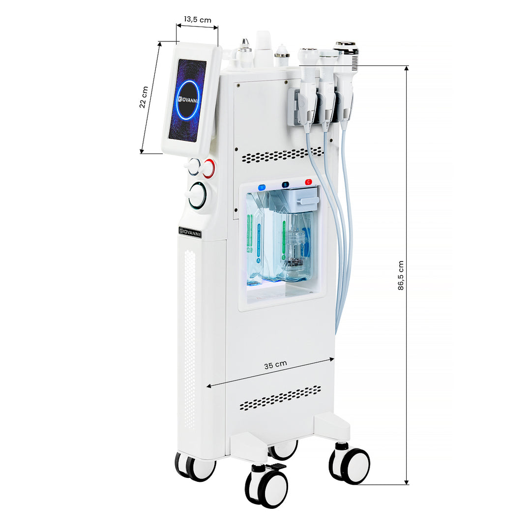 Apparecchio Idrodermoabrasione 6 in 1 Giovanni Ashe Super Bubble Bianco - immagine 11