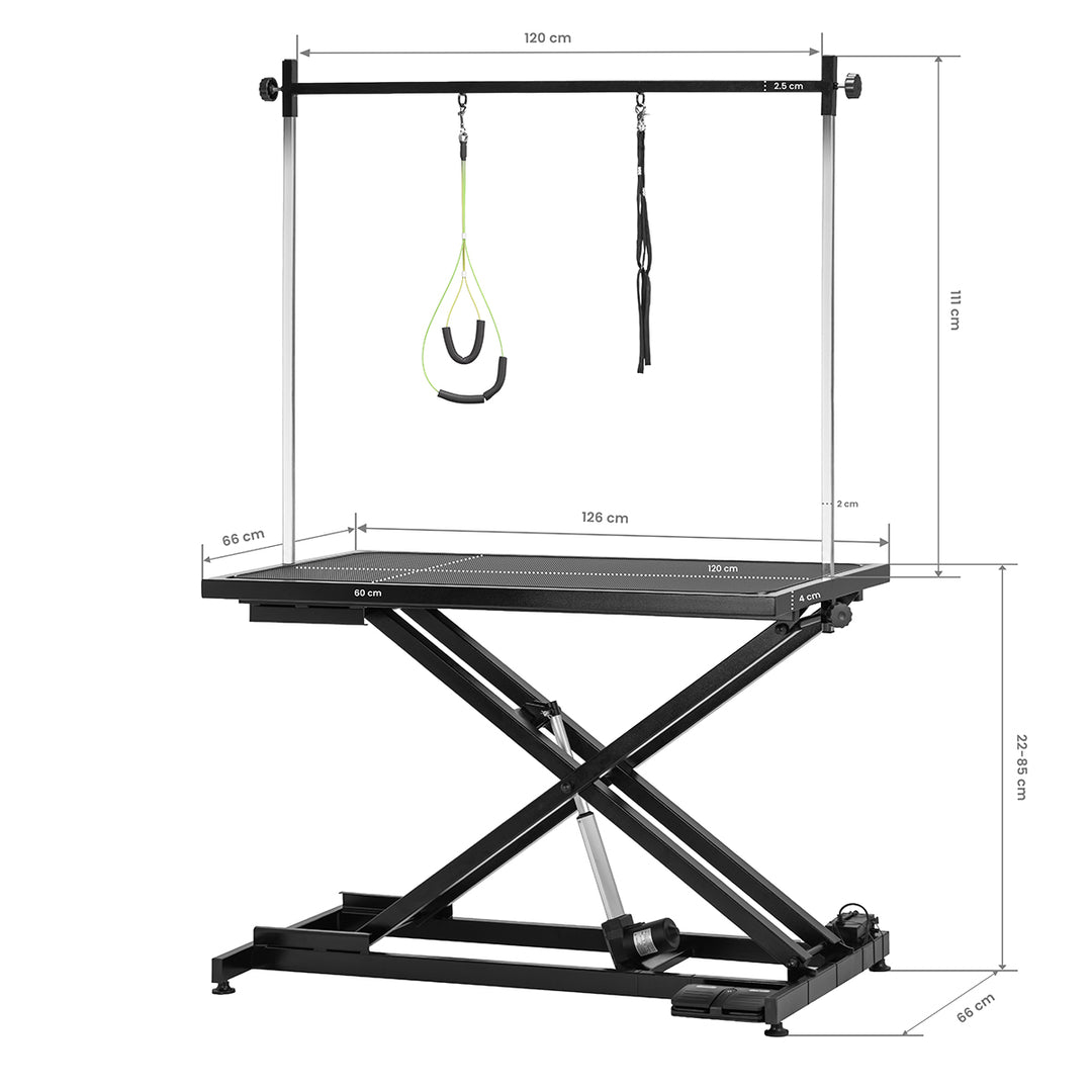 Tavolo da Toelettatura Elettrico P4W 1 Nero - immagine 15