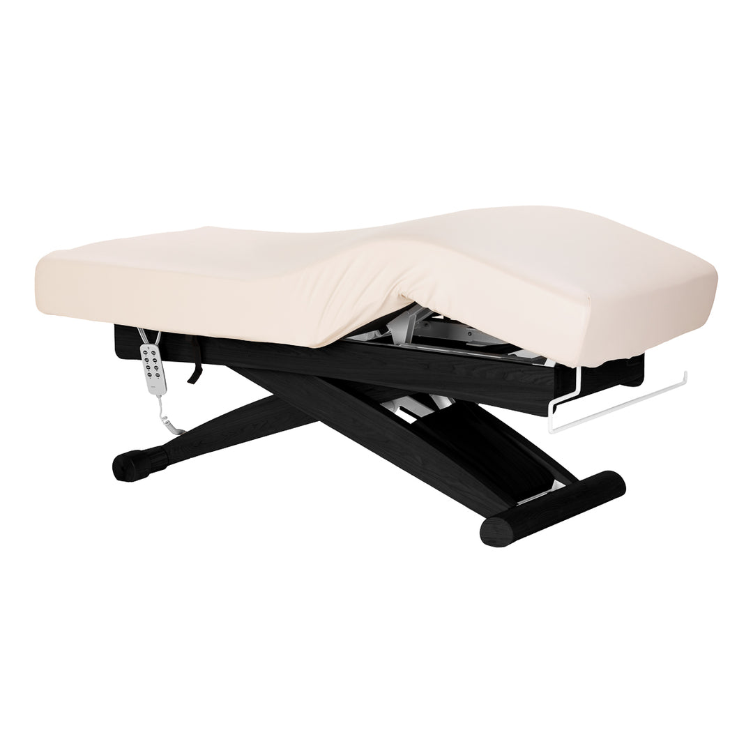 Lettino da massaggio elettrico Sillon Siesta Crema-Nero - immagine 2
