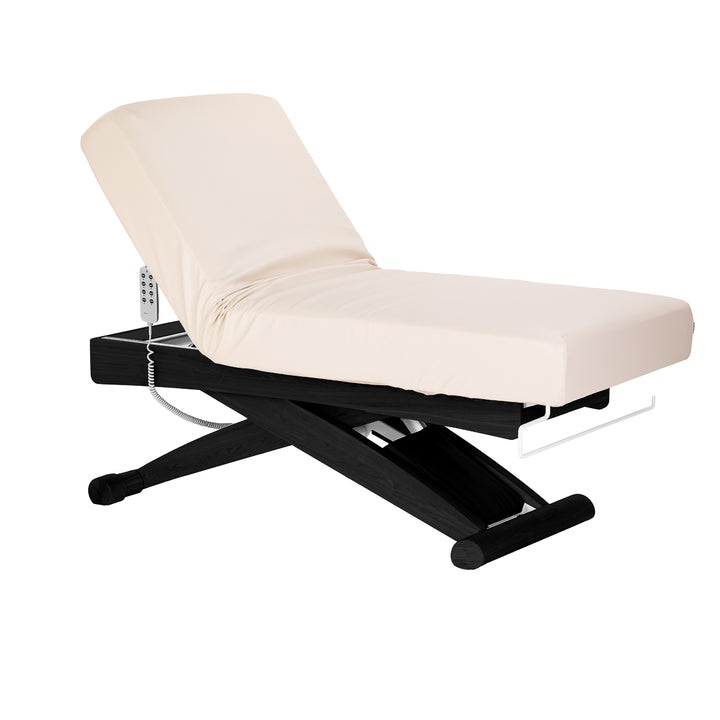 Lettino da massaggio elettrico Sillon Siesta Crema-Nero - immagine 3