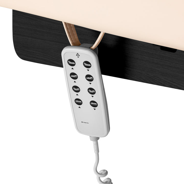 Lettino da massaggio elettrico Sillon Siesta Crema-Nero - immagine 7