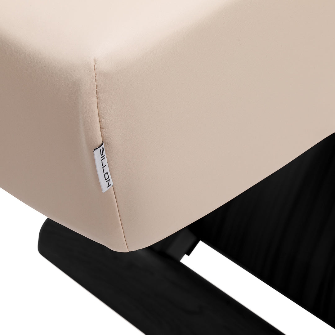 Lettino da massaggio elettrico Sillon Siesta Crema-Nero - immagine 11