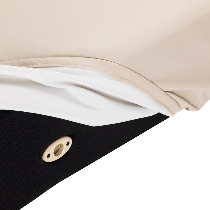 Lettino da massaggio elettrico Sillon Siesta Crema-Nero - immagine 14