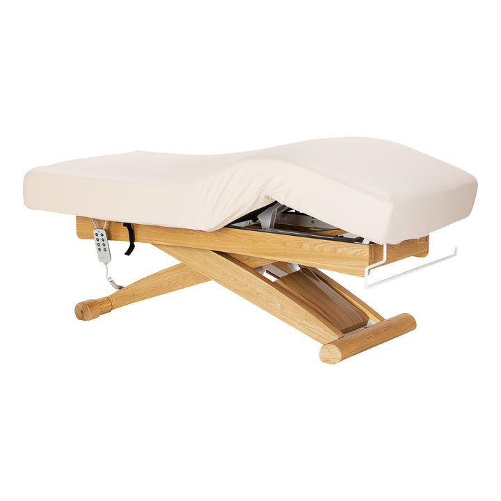 Lettino da massaggio elettrico Sillon Siesta Crema-Marrone chiaro - immagine 2