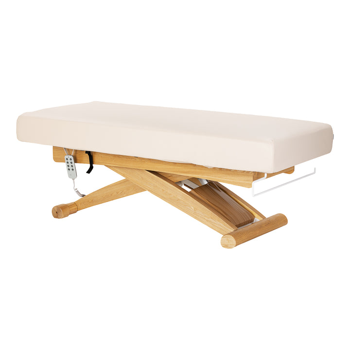 Lettino da massaggio elettrico Sillon Siesta Crema-Marrone chiaro - immagine 4