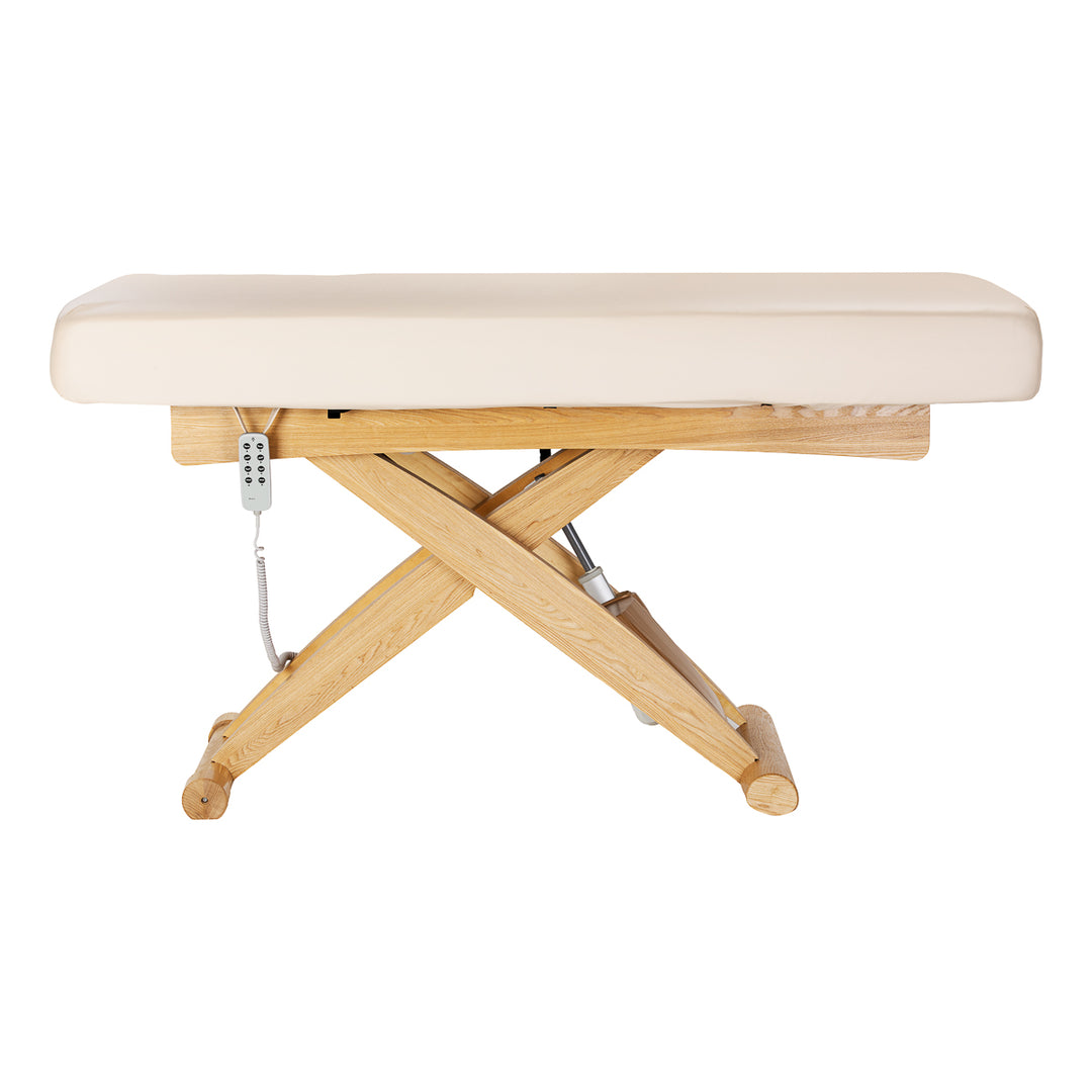 Lettino da massaggio elettrico Sillon Siesta Crema-Marrone chiaro - immagine 6