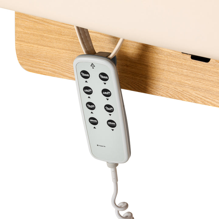 Lettino da massaggio elettrico Sillon Siesta Crema-Marrone chiaro - immagine 7