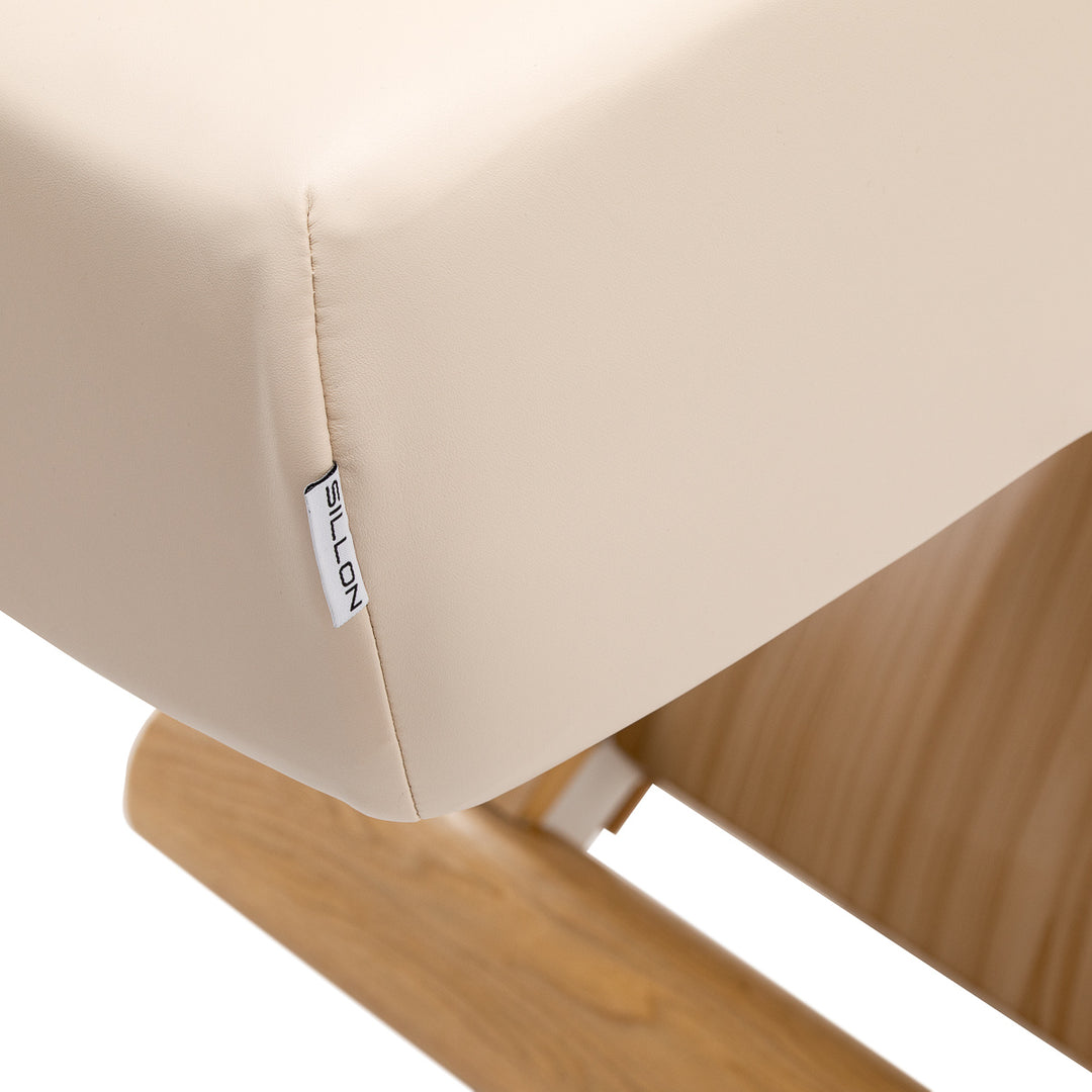 Lettino da massaggio elettrico Sillon Siesta Crema-Marrone chiaro - immagine 11