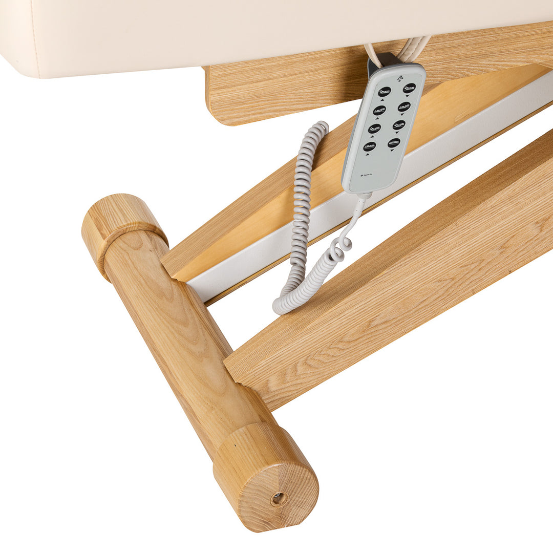 Lettino da massaggio elettrico Sillon Siesta Crema-Marrone chiaro - immagine 16