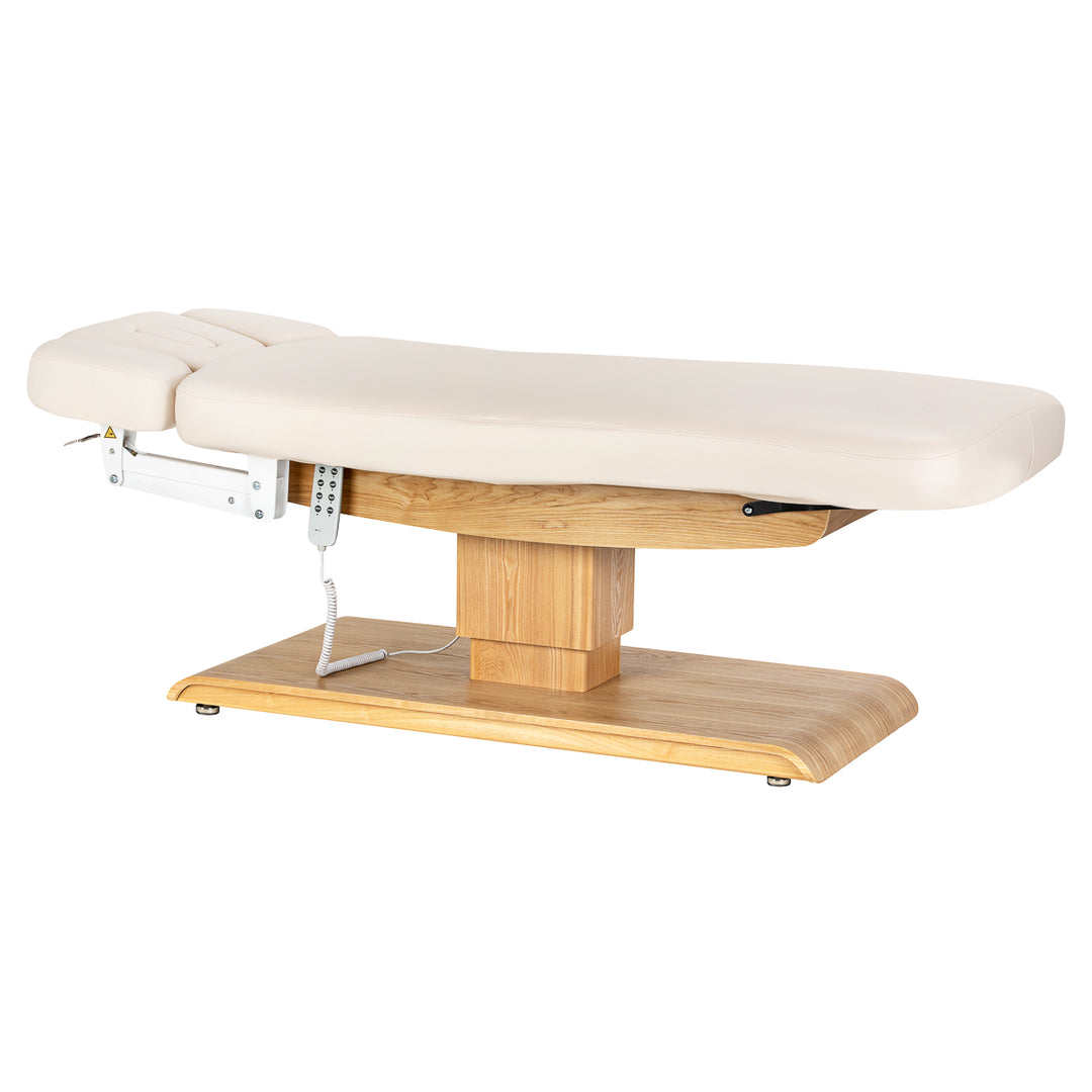 Lettino da massaggio elettrico Sillon Relax Crema-Marrone chiaro - immagine 4
