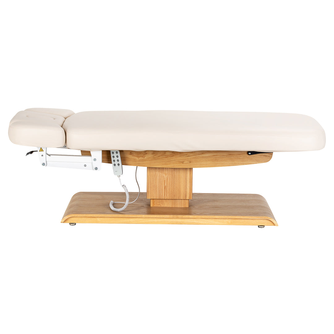 Lettino da massaggio elettrico Sillon Relax Crema-Marrone chiaro - immagine 5