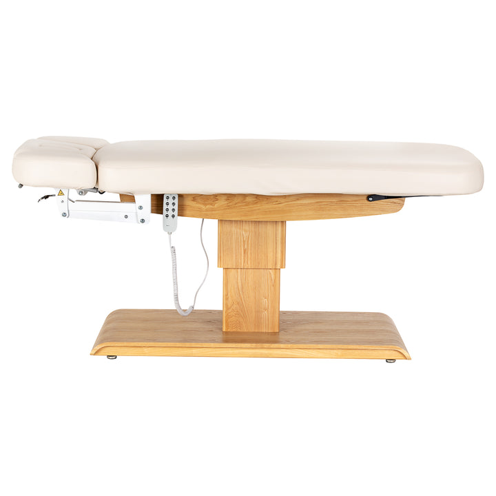 Lettino da massaggio elettrico Sillon Relax Crema-Marrone chiaro - immagine 6