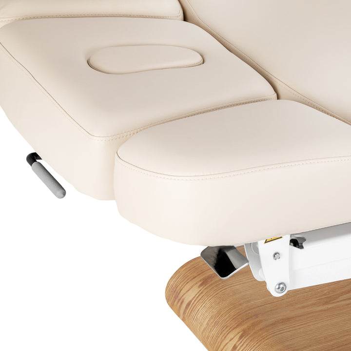 Lettino da massaggio elettrico Sillon Relax Crema-Marrone chiaro - immagine 9