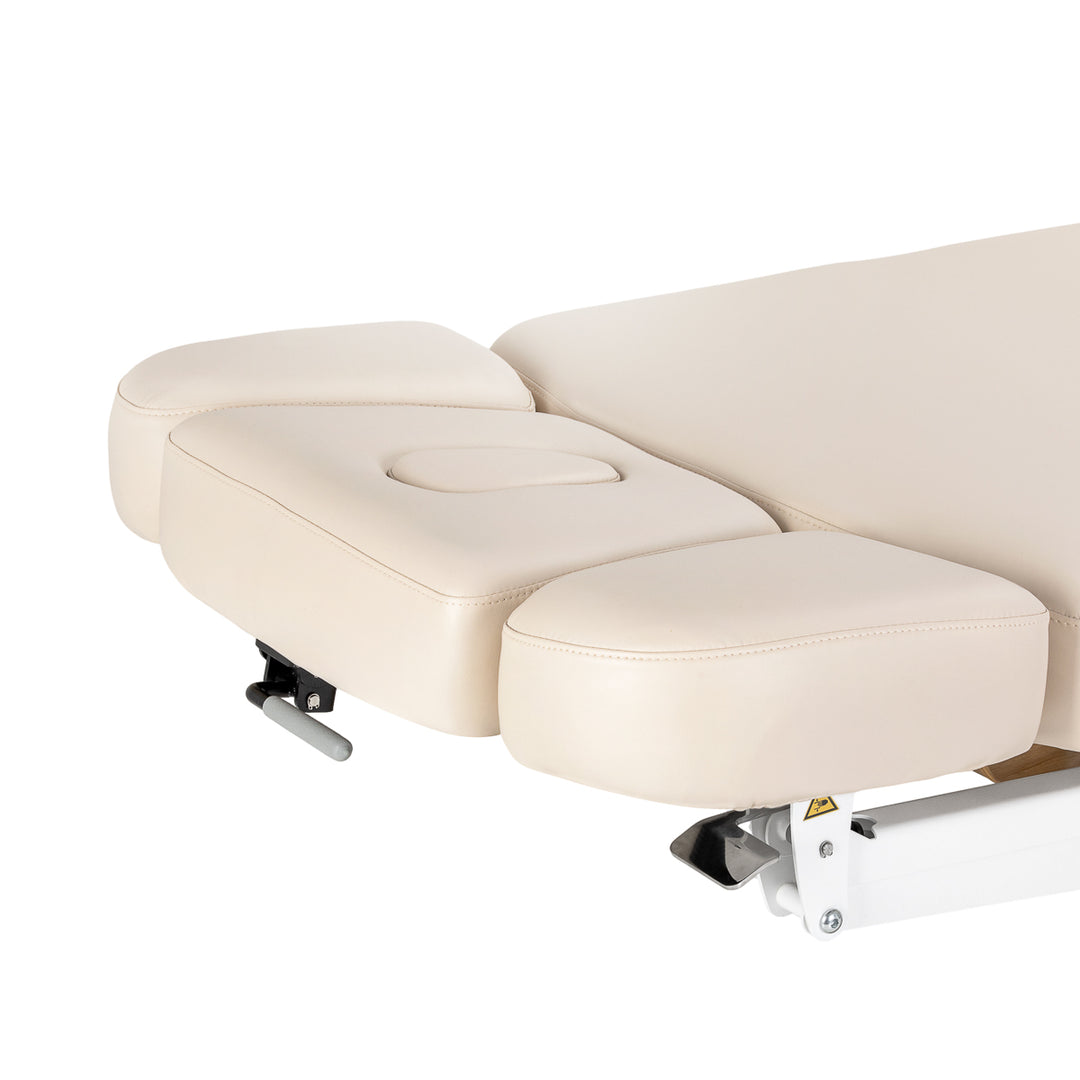 Lettino da massaggio elettrico Sillon Relax Crema-Marrone chiaro - immagine 13