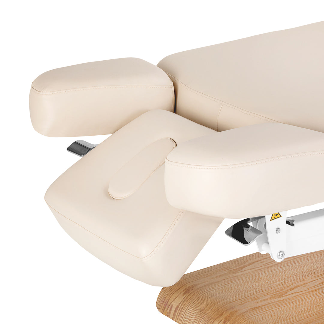 Lettino da massaggio elettrico Sillon Relax Crema-Marrone chiaro - immagine 14