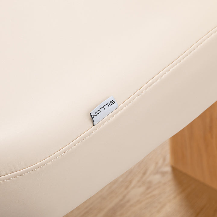 Lettino da massaggio elettrico Sillon Relax Crema-Marrone chiaro - immagine 18