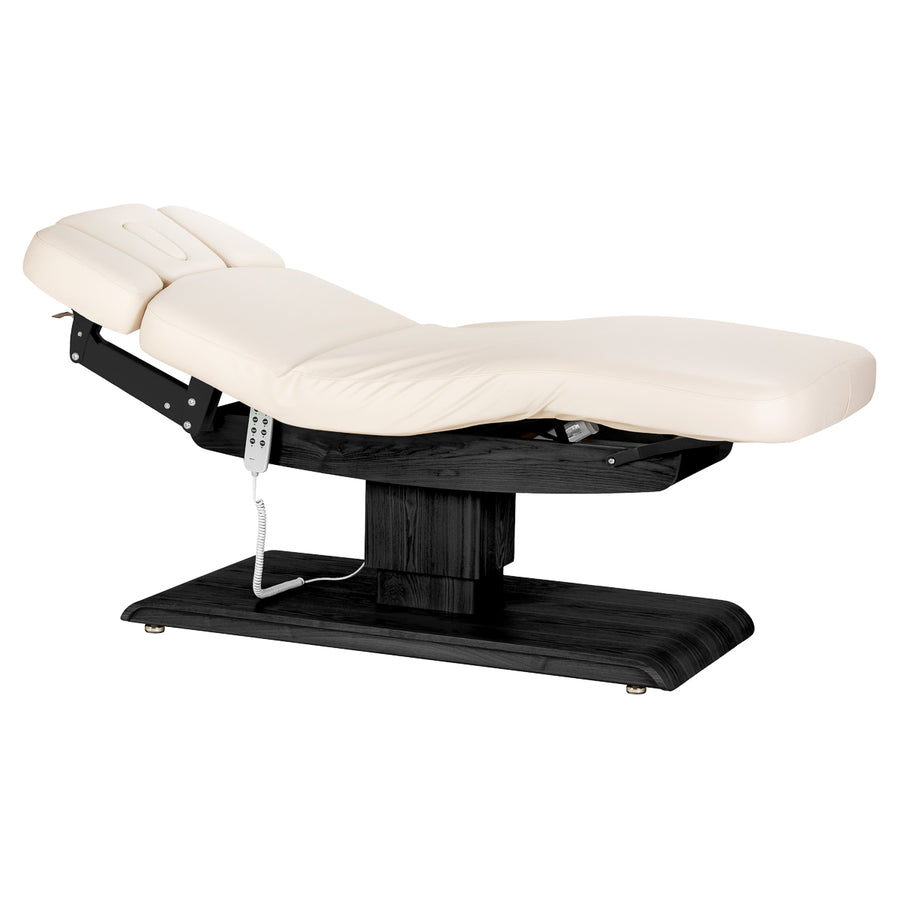 Lettino da massaggio elettrico Sillon Relax Crema-Nero