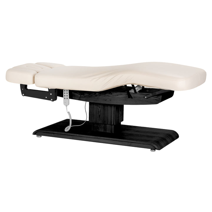 Lettino da massaggio elettrico Sillon Relax Crema-Nero - immagine 3
