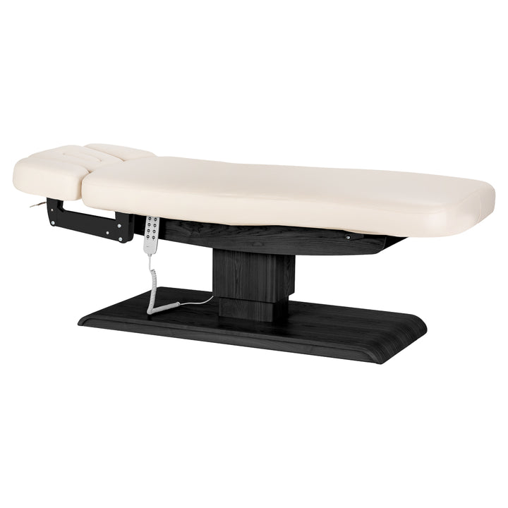 Lettino da massaggio elettrico Sillon Relax Crema-Nero - immagine 4