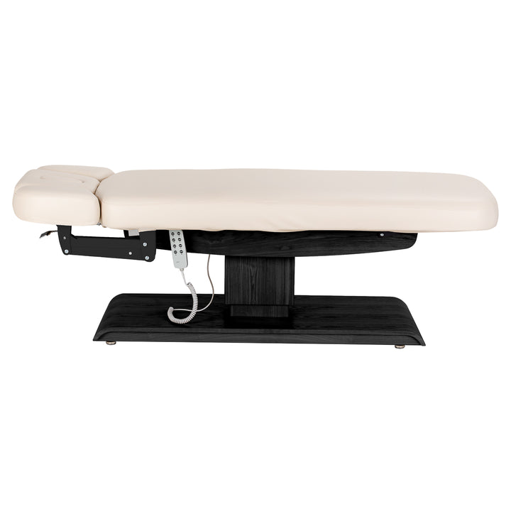Lettino da massaggio elettrico Sillon Relax Crema-Nero - immagine 5