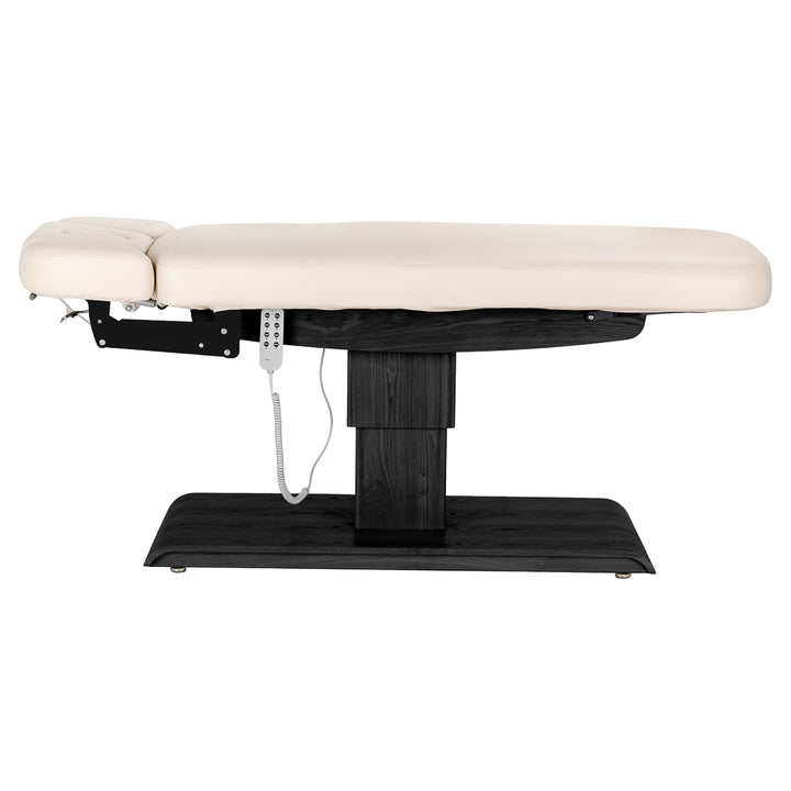 Lettino da massaggio elettrico Sillon Relax Crema-Nero - immagine 6