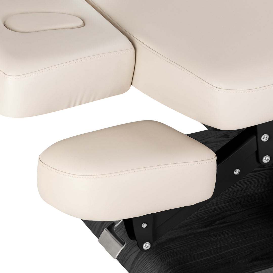 Lettino da massaggio elettrico Sillon Relax Crema-Nero - immagine 8